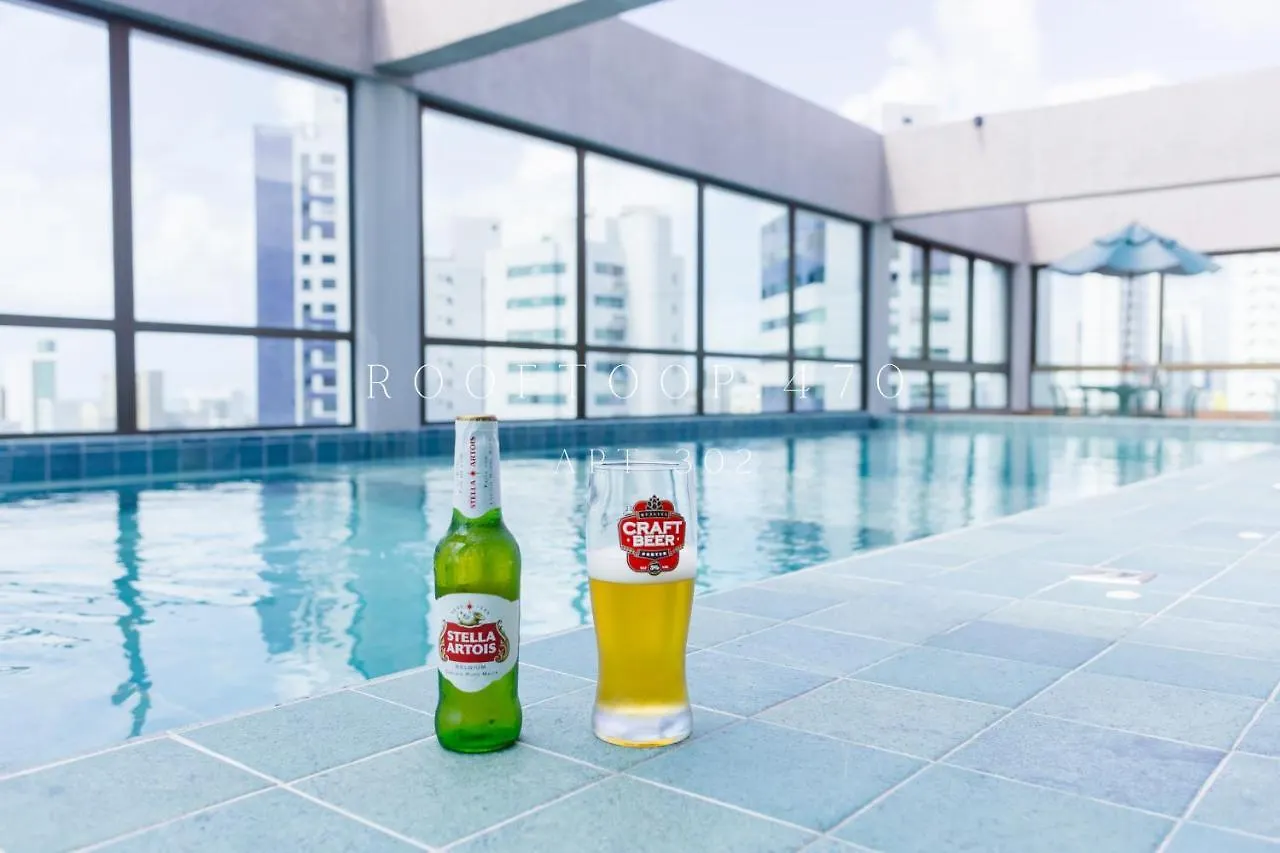 Flat Luxo Boa Viagem Rooftop 470 Recife